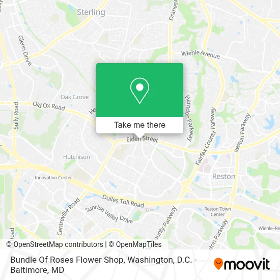 Bundle Of Roses Flower Shop map