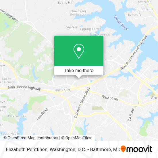 Elizabeth Penttinen map