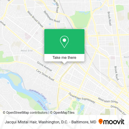 Jacqui Mistal Hair map