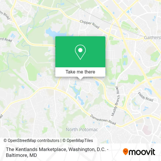 The Kentlands Marketplace map