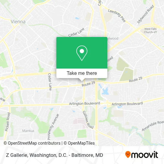 Z Gallerie map