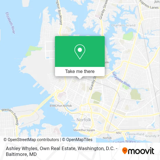 Ashley Whyles, Own Real Estate map