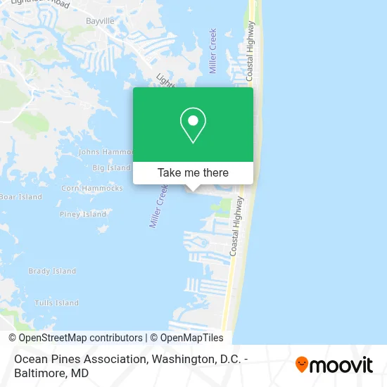 Ocean Pines Association map
