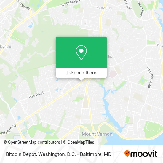 Bitcoin Depot map