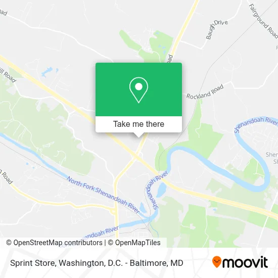 Sprint Store map