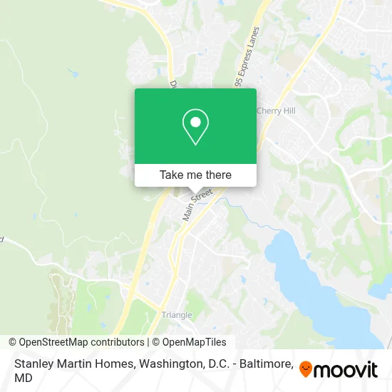 Stanley Martin Homes map