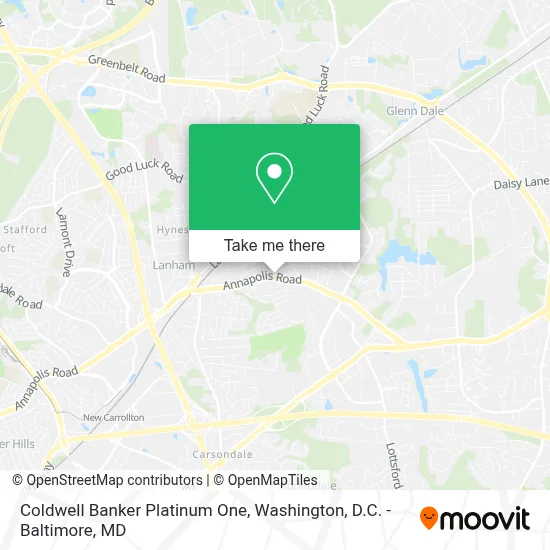 Coldwell Banker Platinum One map