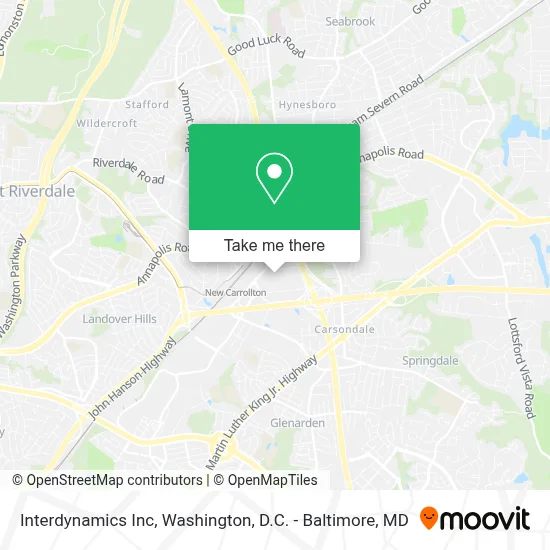 Interdynamics Inc map