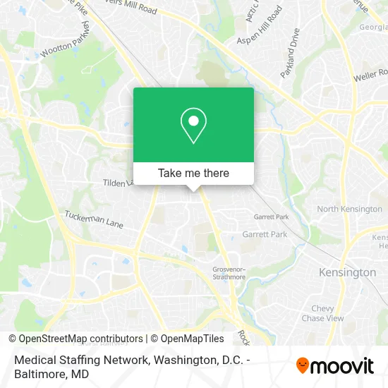 Medical Staffing Network map