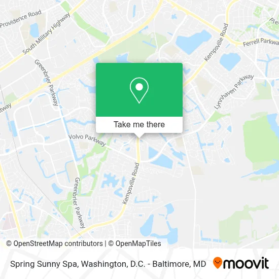 Spring Sunny Spa map