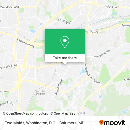 Two Maids map