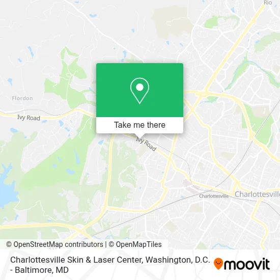 Charlottesville Skin & Laser Center map