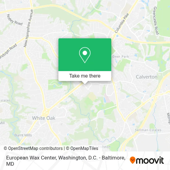 European Wax Center map