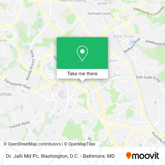 Dr. Jalli Md Pc map