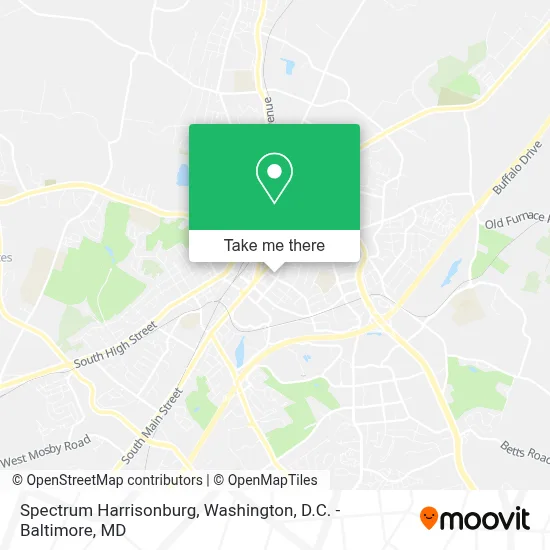 Spectrum Harrisonburg map