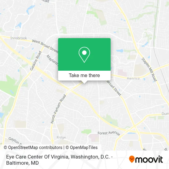 Eye Care Center Of Virginia map