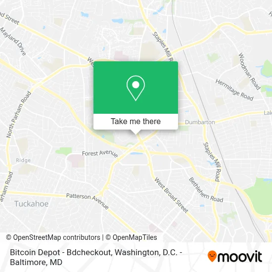 Bitcoin Depot - Bdcheckout map