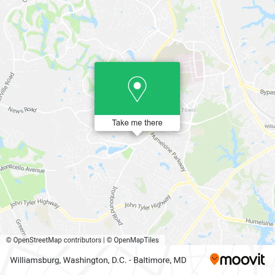 Williamsburg map