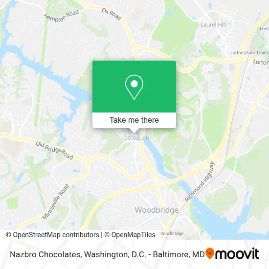 Nazbro Chocolates map
