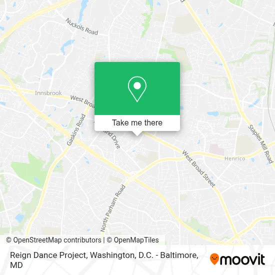 Reign Dance Project map