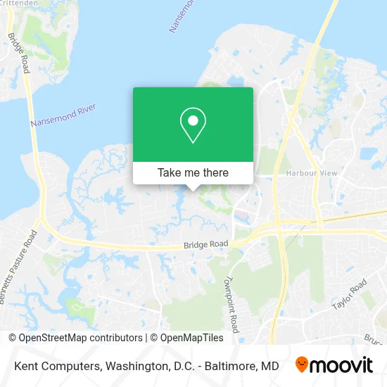 Kent Computers map