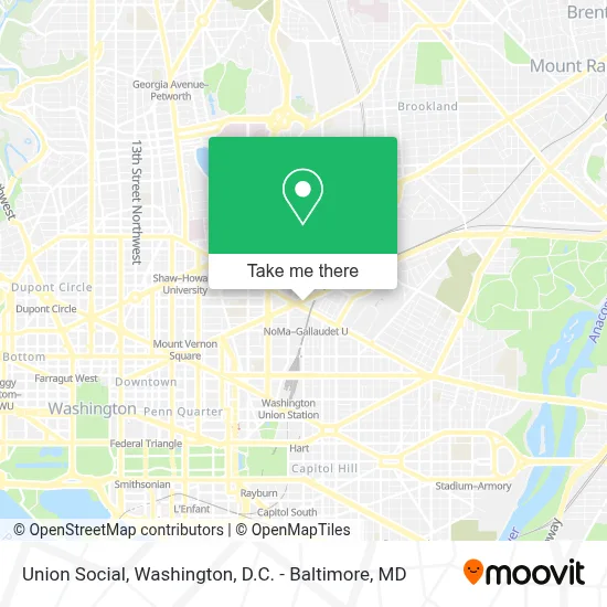 Union Social map