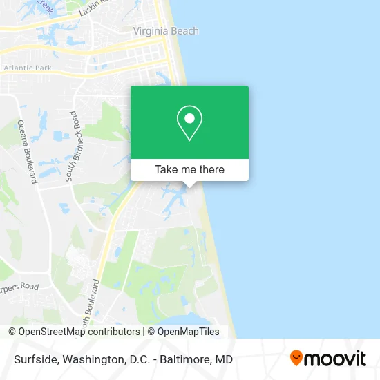 Surfside map