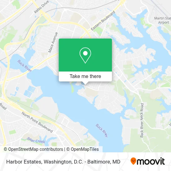Harbor Estates map