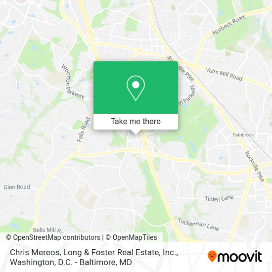 Chris Mereos, Long & Foster Real Estate, Inc. map