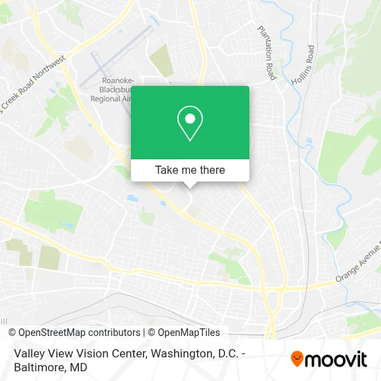 Valley View Vision Center map