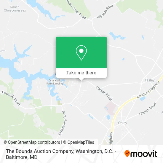 The Bounds Auction Company map
