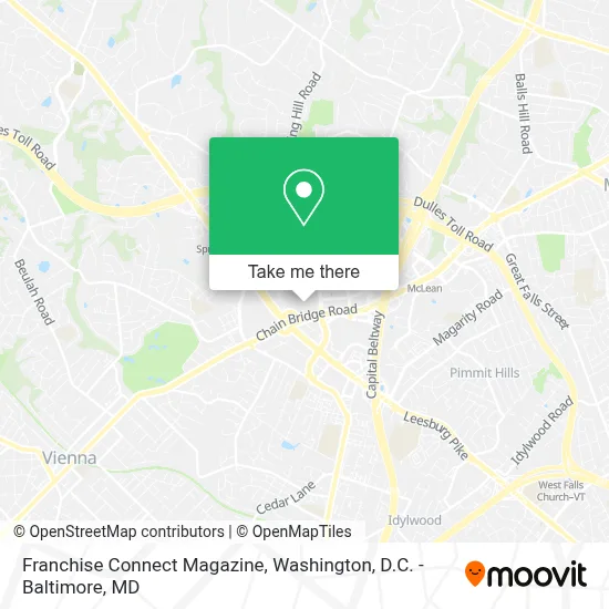 Franchise Connect Magazine map