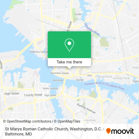 St Marys Roman Catholic Church map