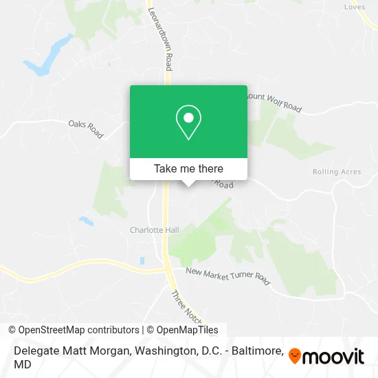 Delegate Matt Morgan map