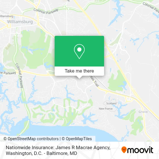 Nationwide Insurance: James R Macrae Agency map