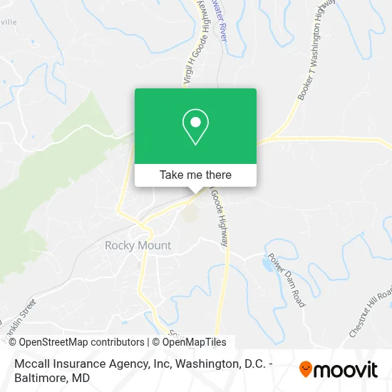 Mccall Insurance Agency, Inc map