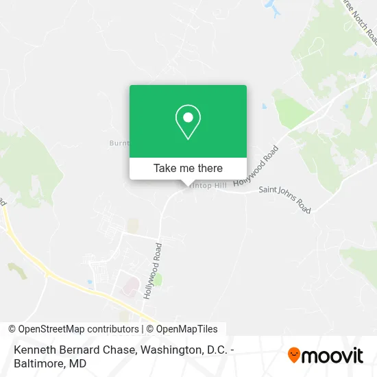 Kenneth Bernard Chase map