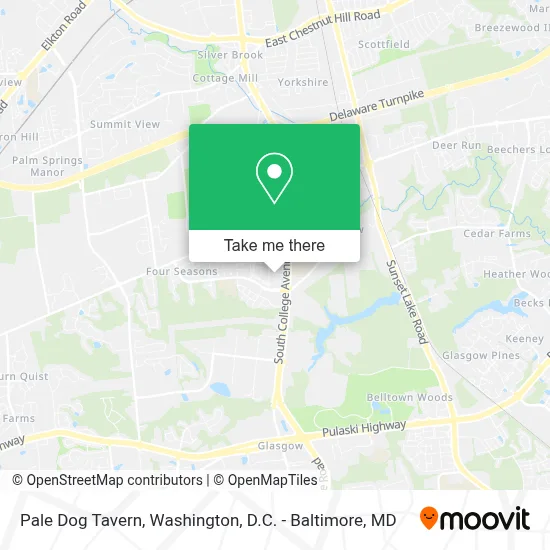 Pale Dog Tavern map