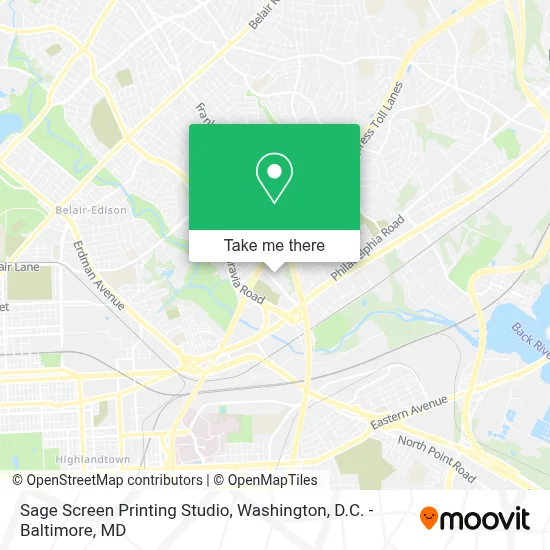 Sage Screen Printing Studio map
