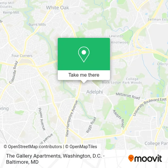 The Gallery Apartments map