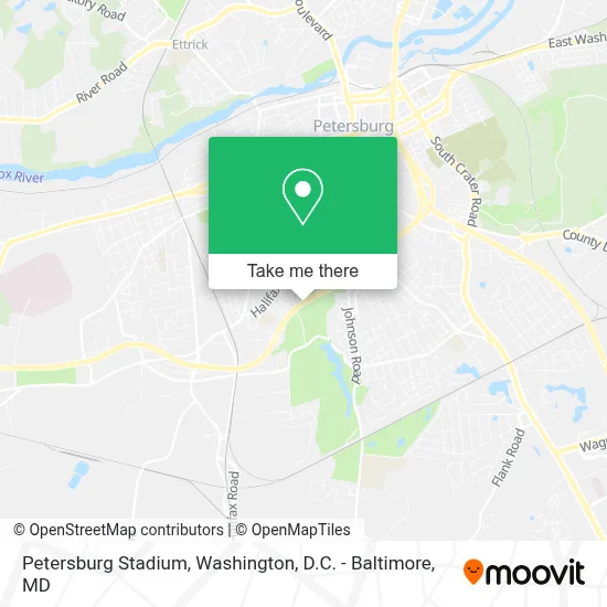Petersburg Stadium map