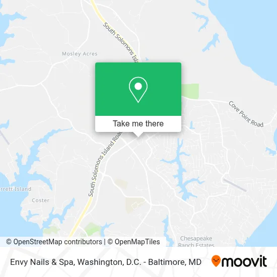 Envy Nails & Spa map