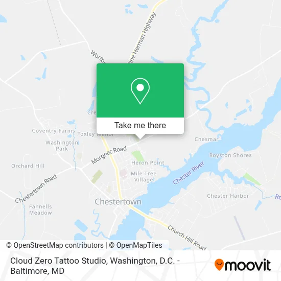 Cloud Zero Tattoo Studio map