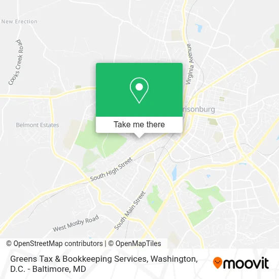 Greens Tax & Bookkeeping Services map