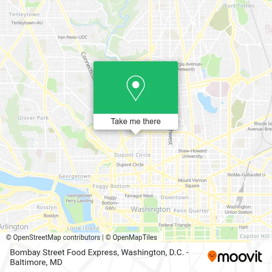 Bombay Street Food Express map