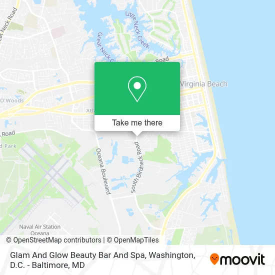 Glam And Glow Beauty Bar And Spa map