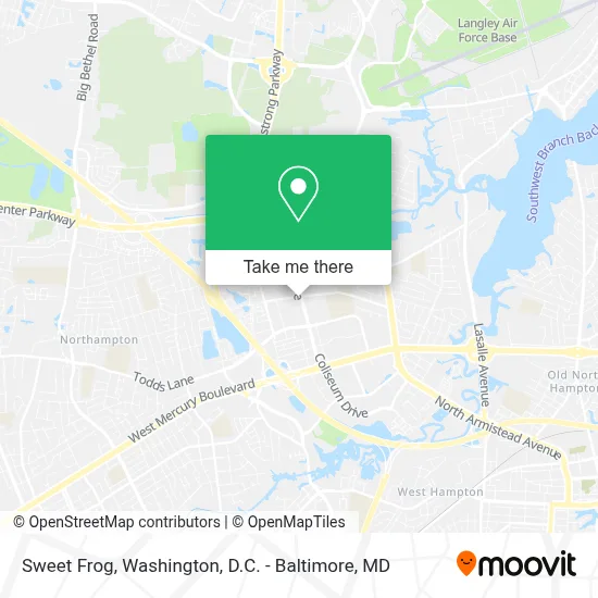 Sweet Frog map