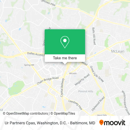 Ur Partners Cpas map