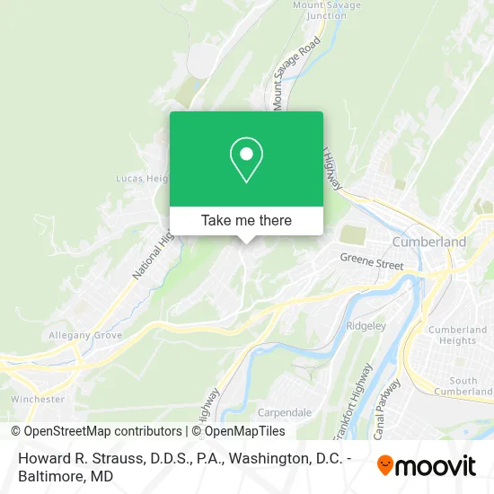 Howard R. Strauss, D.D.S., P.A. map