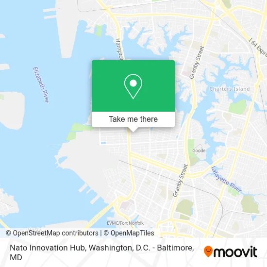Nato Innovation Hub map